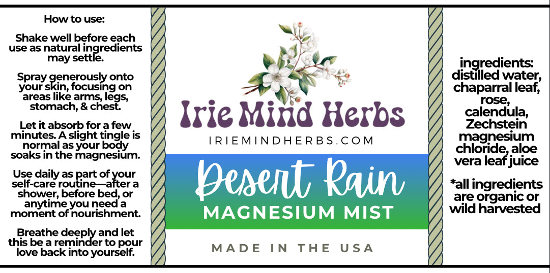 Magnesium Body Mist | Herbal Magnesium Spray for Restoration & Hydration | Botanical Magnesium Oil Alternative
