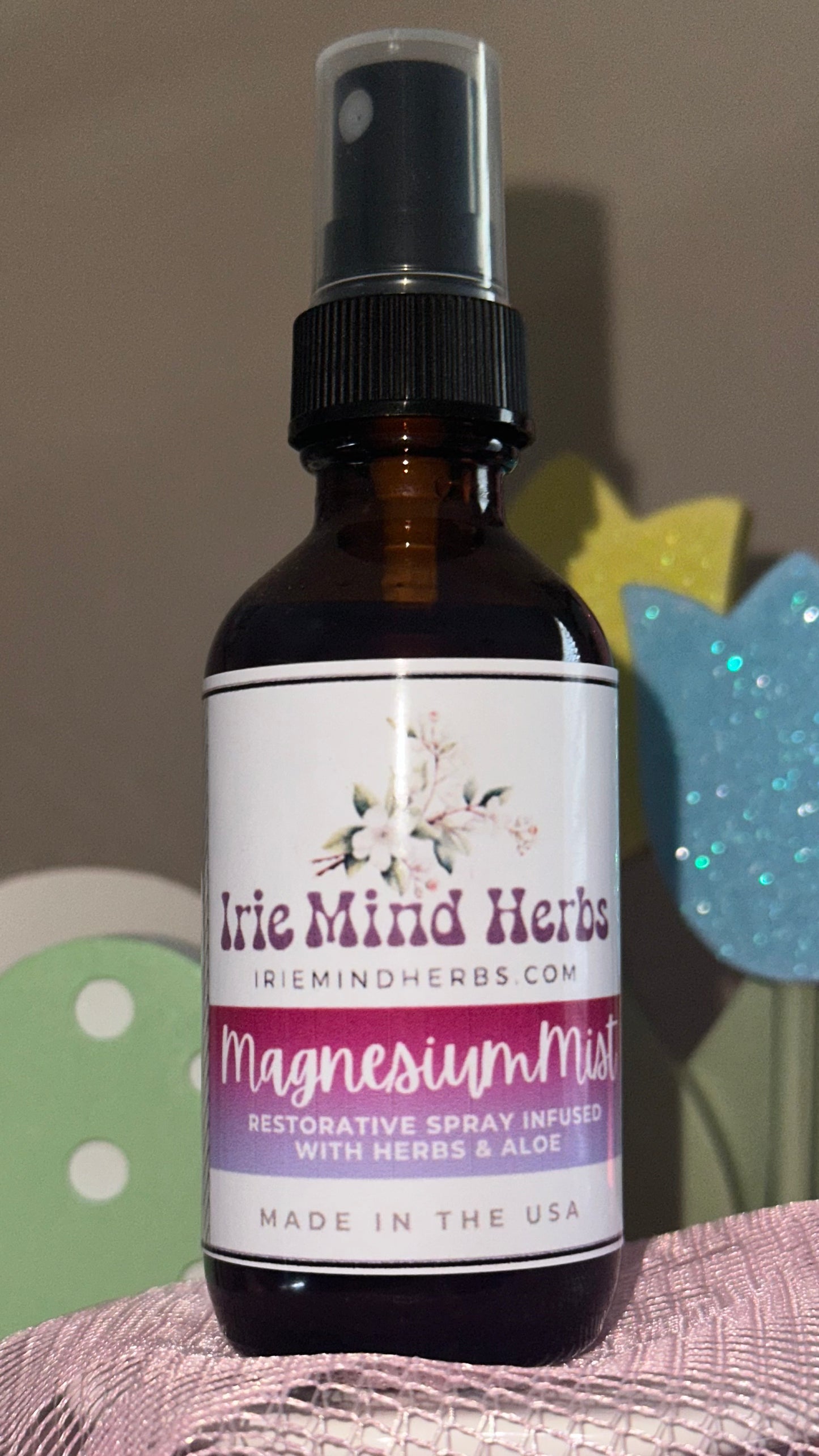 Magnesium Body Mist | Herbal Magnesium Spray for Restoration & Hydration | Botanical Magnesium Oil Alternative