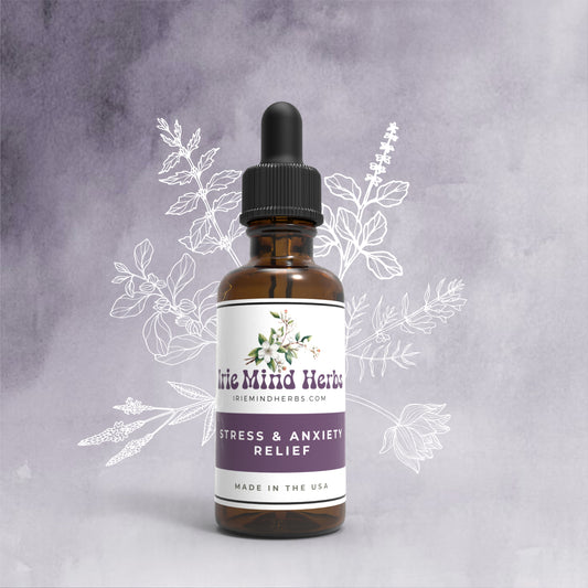 Stress & Anxiety Relief Herbal Tincture - Alcohol Free | Stress Tincture | Anxiety Tincture | Natural Anxiety Relief
