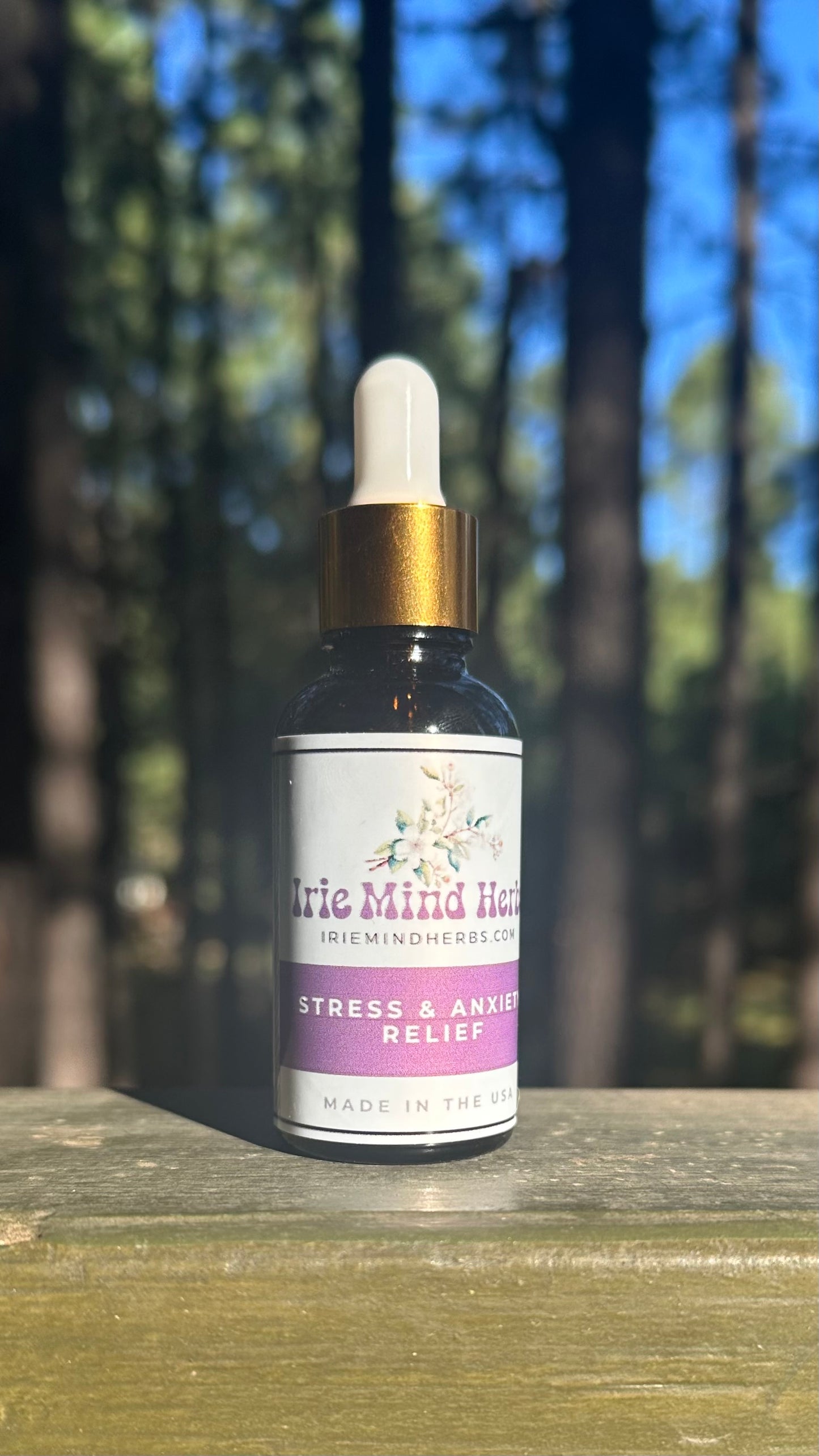 Stress & Anxiety Relief Herbal Tincture - Alcohol Free