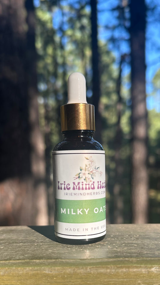 Milky Oat Tops - Alcohol Free Tincture 1oz