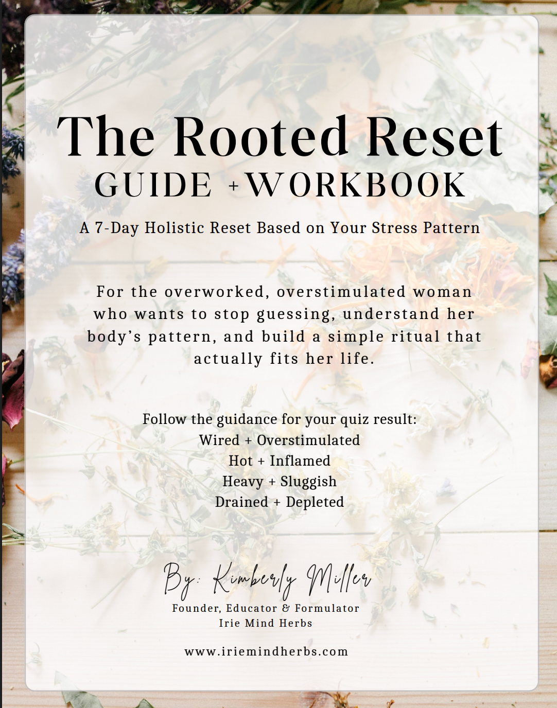 The Rooted Reset: 7-Day Herbal Stress Pattern Guide + Workbook